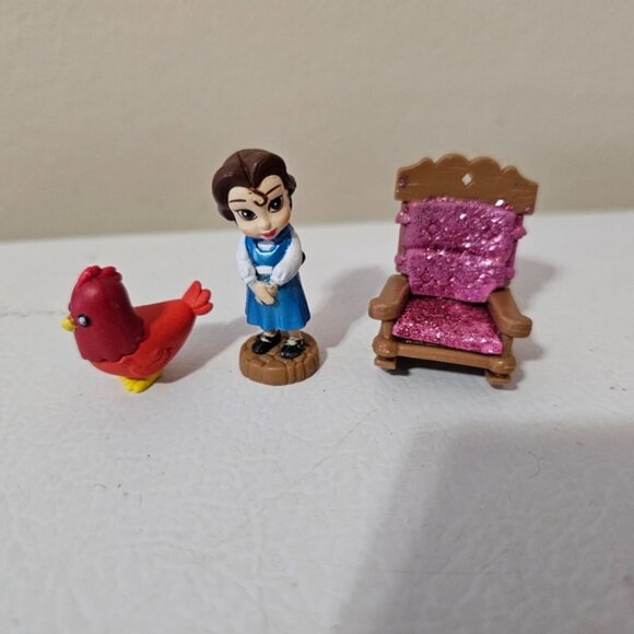 Disney Store Animators Collection Beauty and the Beast Mini Figure Set - Picture 3 of 6